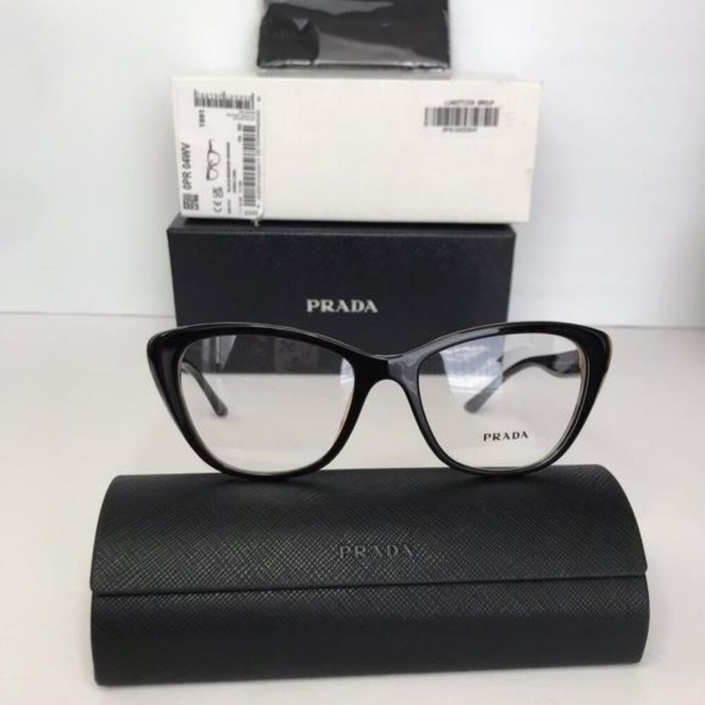 Authentic New PRADAPR 04WV black and medium havana - Picture 12 of 13